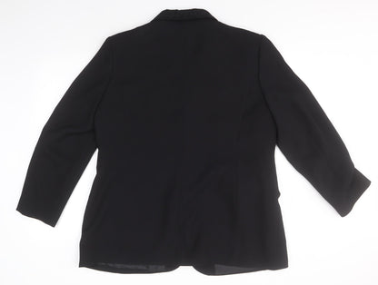 Womens UK Size  Preworn Black Jacket
