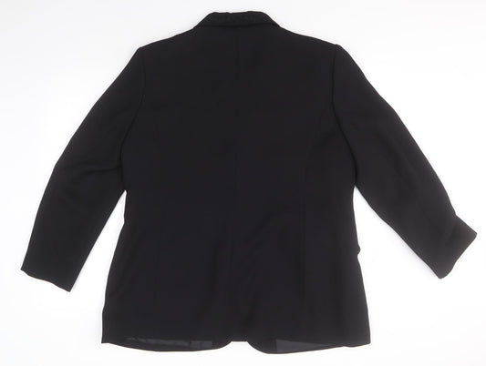 Womens UK Size  Preworn Black Jacket