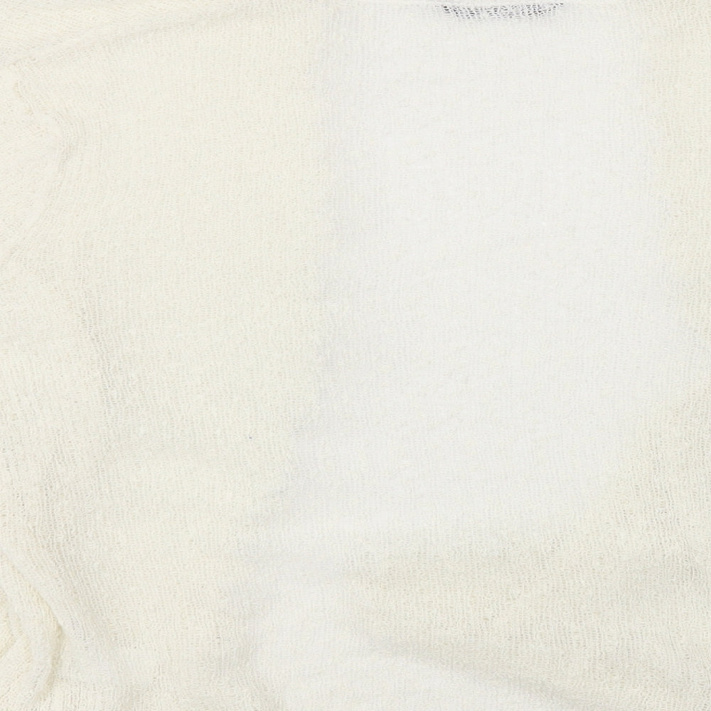 Womens UK Size 14 Tigi Ivory Cardigan Jumper