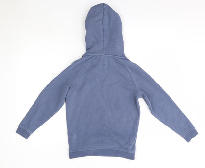 George Boys Blue  Cotton Pullover Hoodie Size 7-8 Years