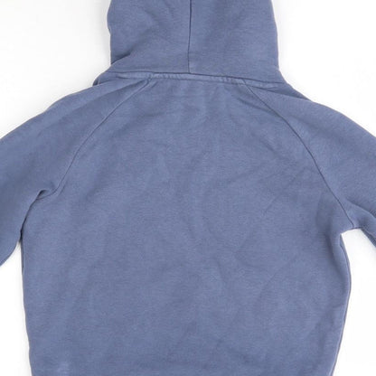 George Boys Blue  Cotton Pullover Hoodie Size 7-8 Years