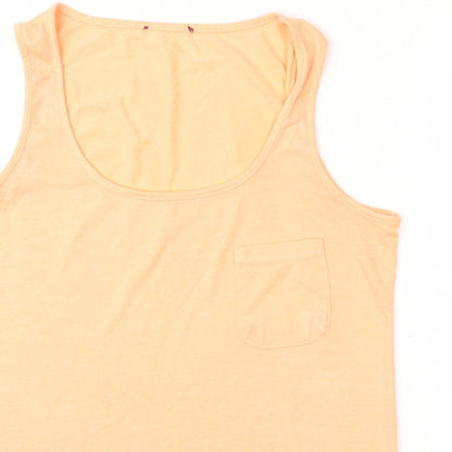 Womens UK Size 16 Select Orange Basic Tank