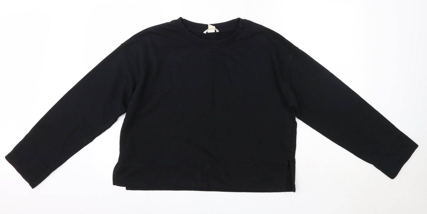 Womens UK Size S H&M Black Pullover Jumper