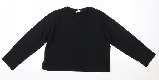 Womens UK Size S H&M Black Pullover Jumper
