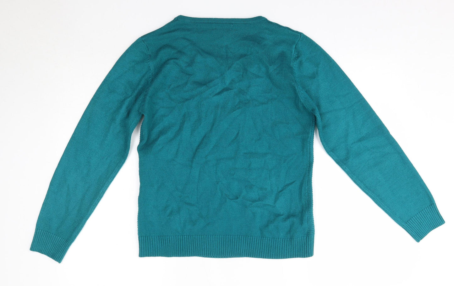 Womens UK Size M Paramour Green Pullover Jumper