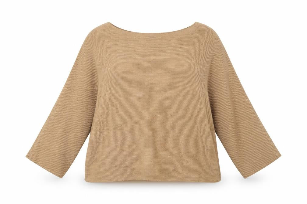 Womens UK Size 14 Nutmeg Brown Pullover Jumper