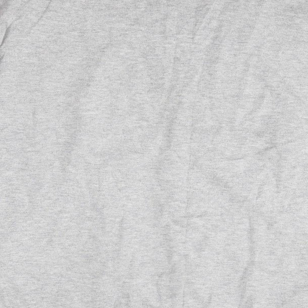 NEXT Mens Grey V-Neck  Cotton Pullover Jumper Size M