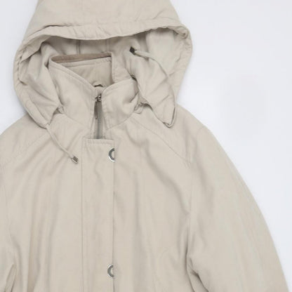 Womens UK Size 14 Katherine Hammond Beige Overcoat
