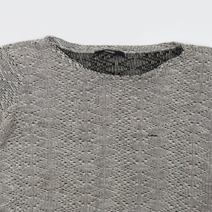 George Womens Grey Round Neck  Cotton Pullover Jumper Size 12