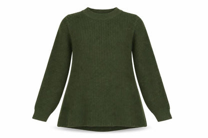 Womens UK Size S SheIn Green Pullover Jumper
