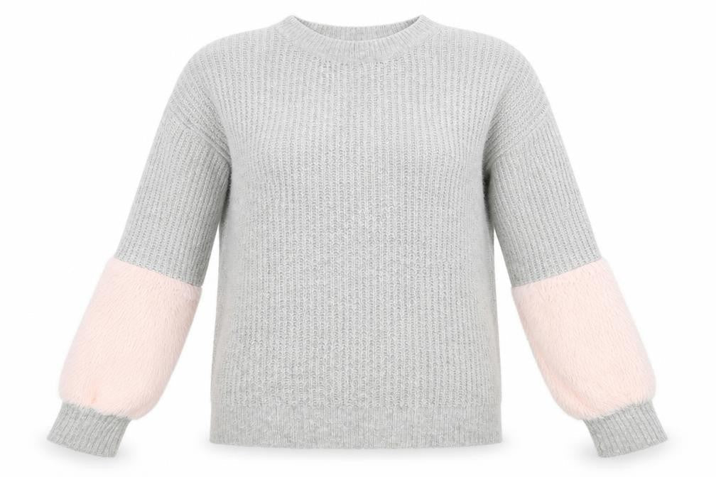 Womens UK Size M Primark Grey Pullover Jumper
