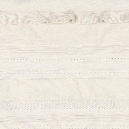 George Womens Beige Round Neck  Cotton Pullover Jumper Size 12