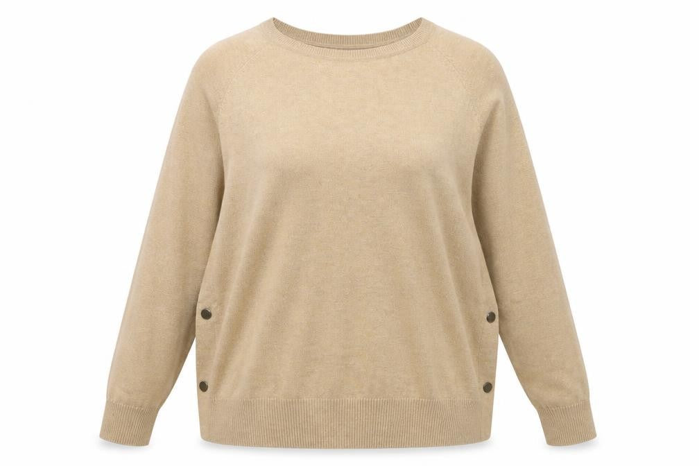 Womens UK Size M M&S Brown Pullover Jumper