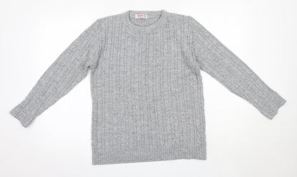 Womens UK Size S Choice Grey Pullover Jumper