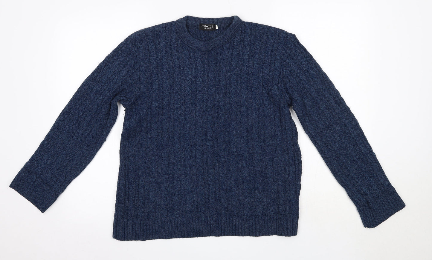 Womens UK Size S Choice Collection Blue Pullover Jumper