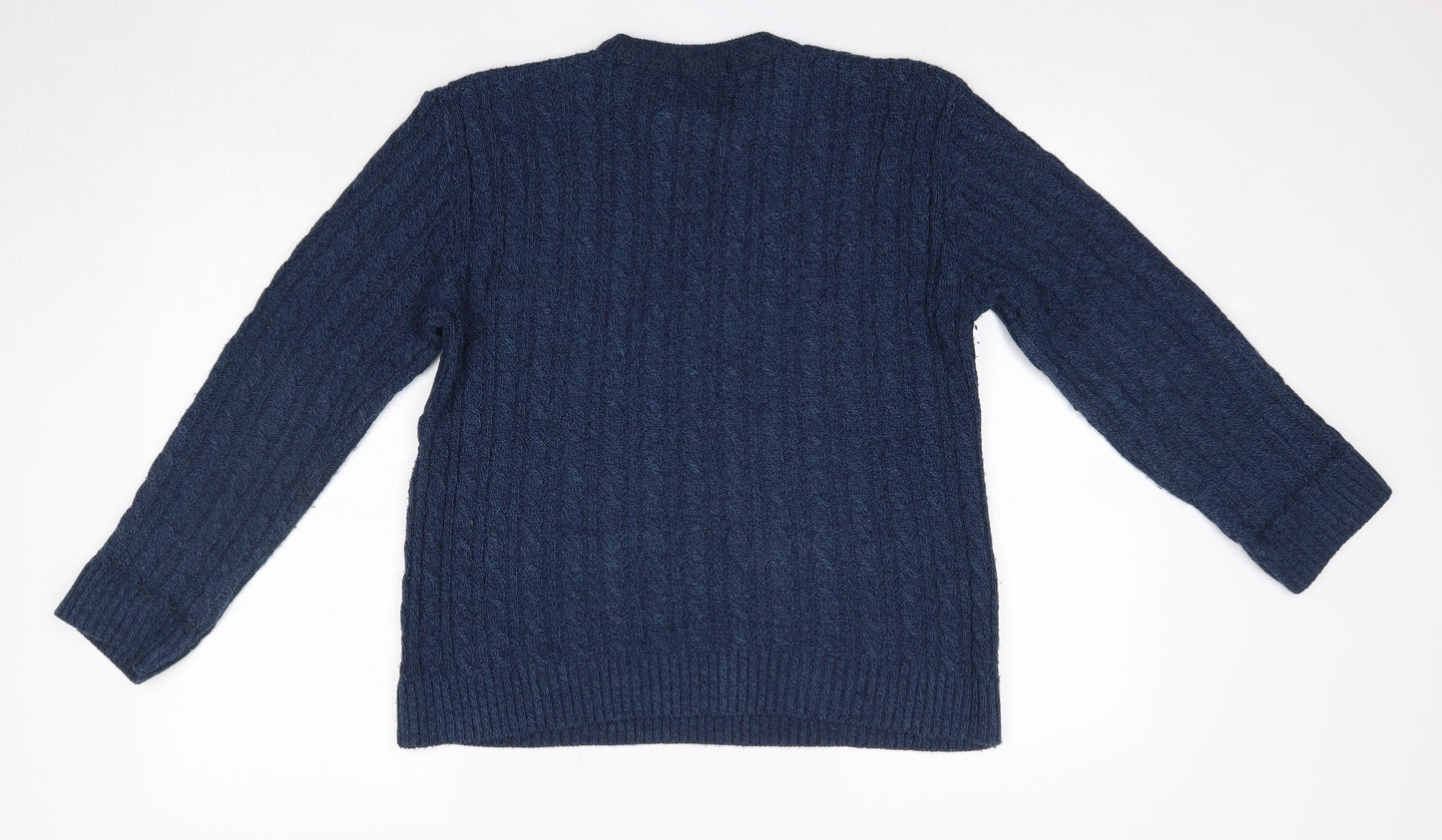 Womens UK Size S Choice Collection Blue Pullover Jumper