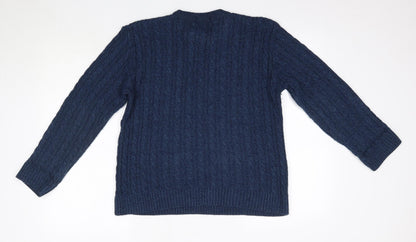 Womens UK Size S Choice Collection Blue Pullover Jumper