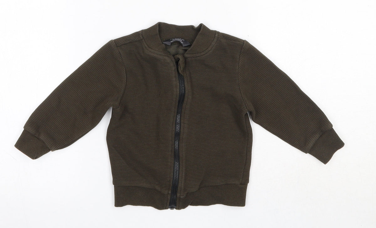 Additional front view of Primark Baby Green Jacket, size 12-18, Months