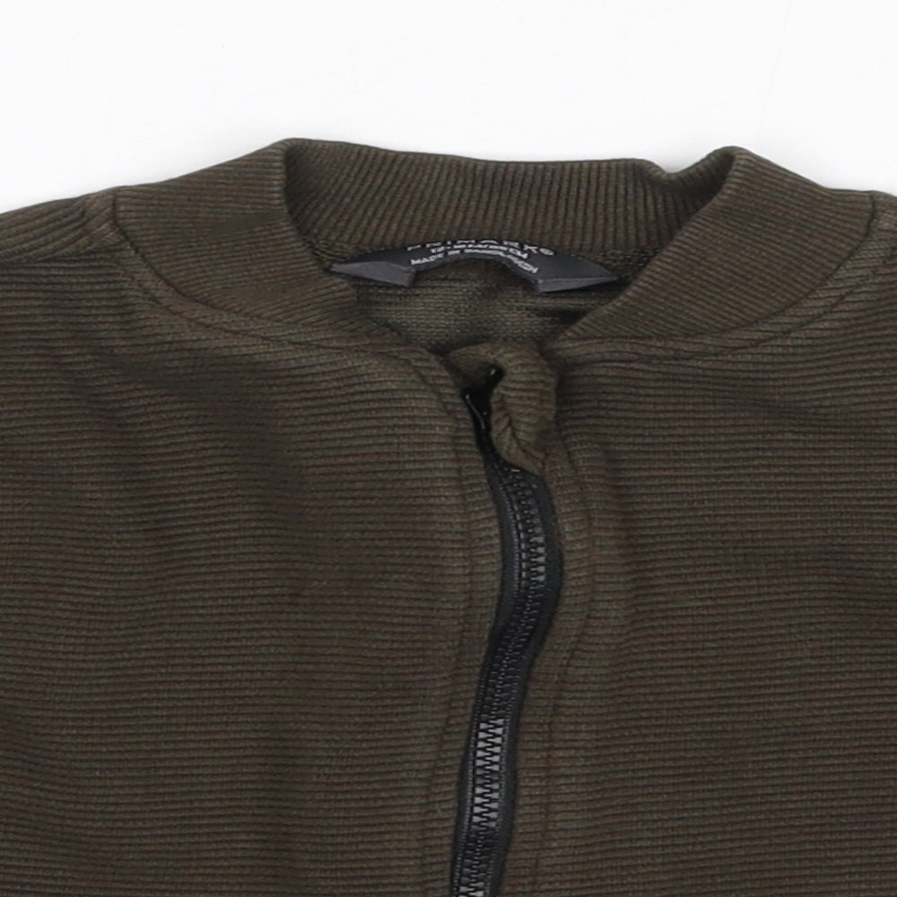 Close-up detail of Primark Baby Green Jacket, size 12-18, Months
