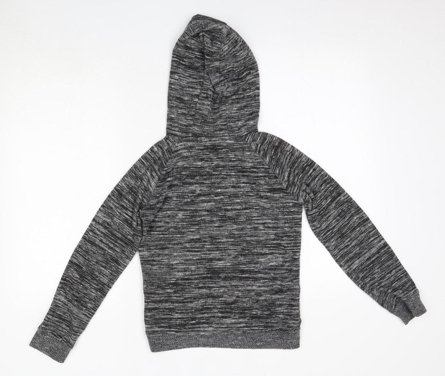 Miss Evie Girls Grey  Polyester Pullover Hoodie Size 11-12 Years