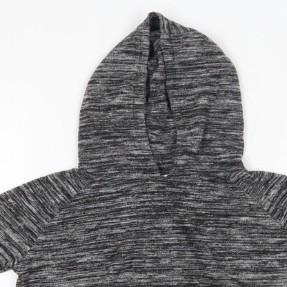 Miss Evie Girls Grey  Polyester Pullover Hoodie Size 11-12 Years