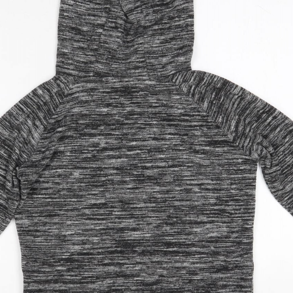 Miss Evie Girls Grey  Polyester Pullover Hoodie Size 11-12 Years