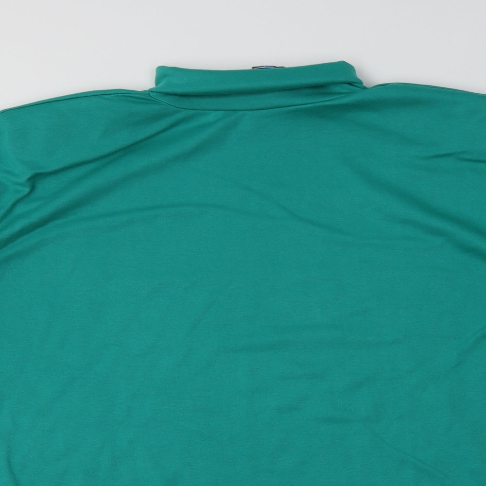 Womens UK Size L Dalia Green Tunic Blouse