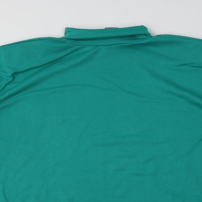 Womens UK Size L Dalia Green Tunic Blouse