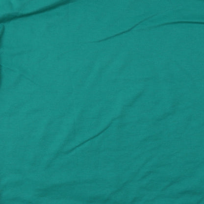 Womens UK Size L Dalia Green Tunic Blouse