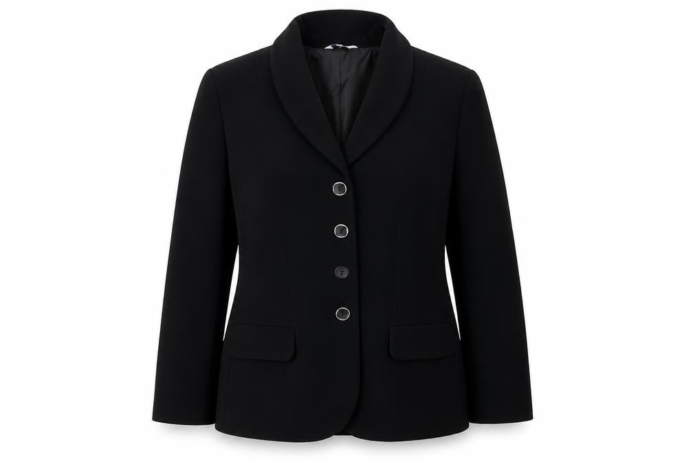 Womens UK Size 18 Penny Plain Black Jacket