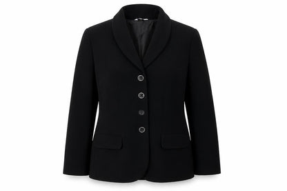 Womens UK Size 18 Penny Plain Black Jacket