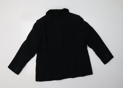 Womens UK Size 18 Penny Plain Black Jacket