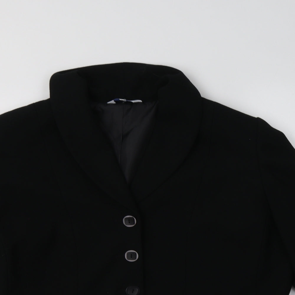 Womens UK Size 18 Penny Plain Black Jacket