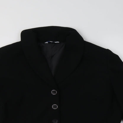 Womens UK Size 18 Penny Plain Black Jacket
