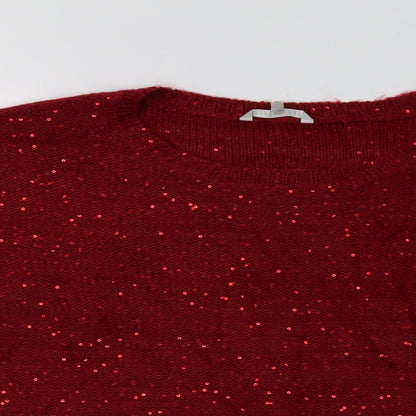 Womens UK Size XL Pebble Bay Red Pullover Jumper