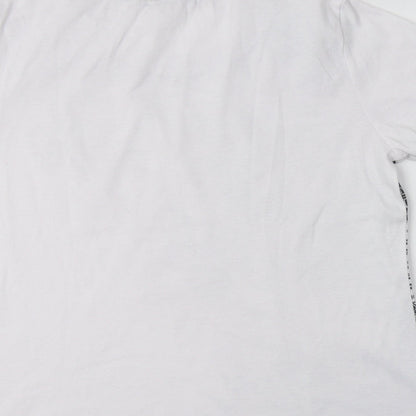 Womens UK Size L Just Elegance White Basic Blouse