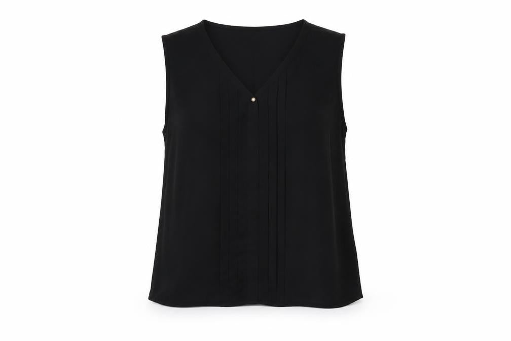 Womens UK Size 12 Primark Black Basic Blouse