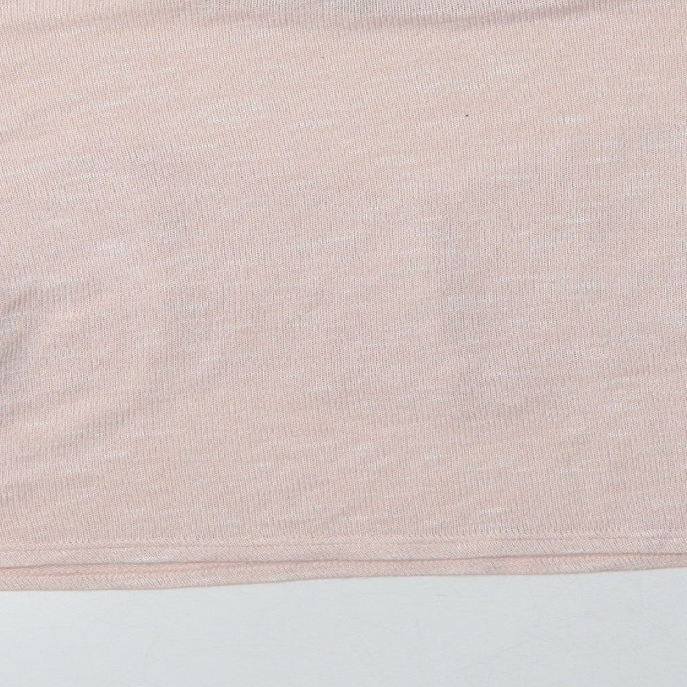 Womens UK Size XS H&M Pink Henley Jumper