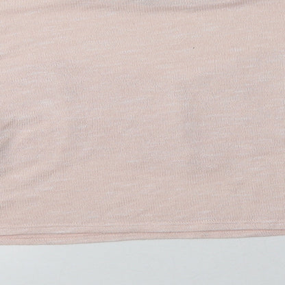 Womens UK Size XS H&M Pink Henley Jumper