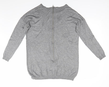 Womens UK Size S Atmosphere Grey Pullover Jumper