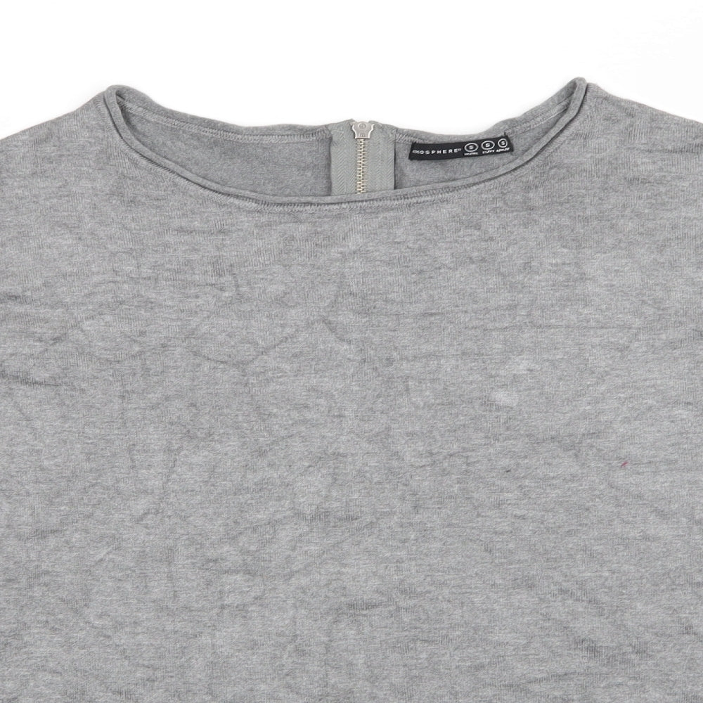 Womens UK Size S Atmosphere Grey Pullover Jumper