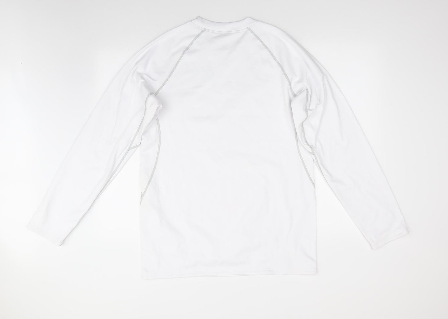 Mens UK Size 2XL Preworn White Pullover Sweatshirt