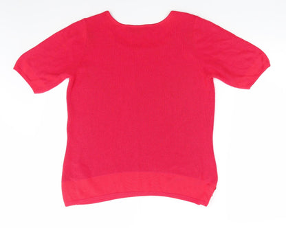 Womens UK Size  Per Una Orange Pullover Jumper