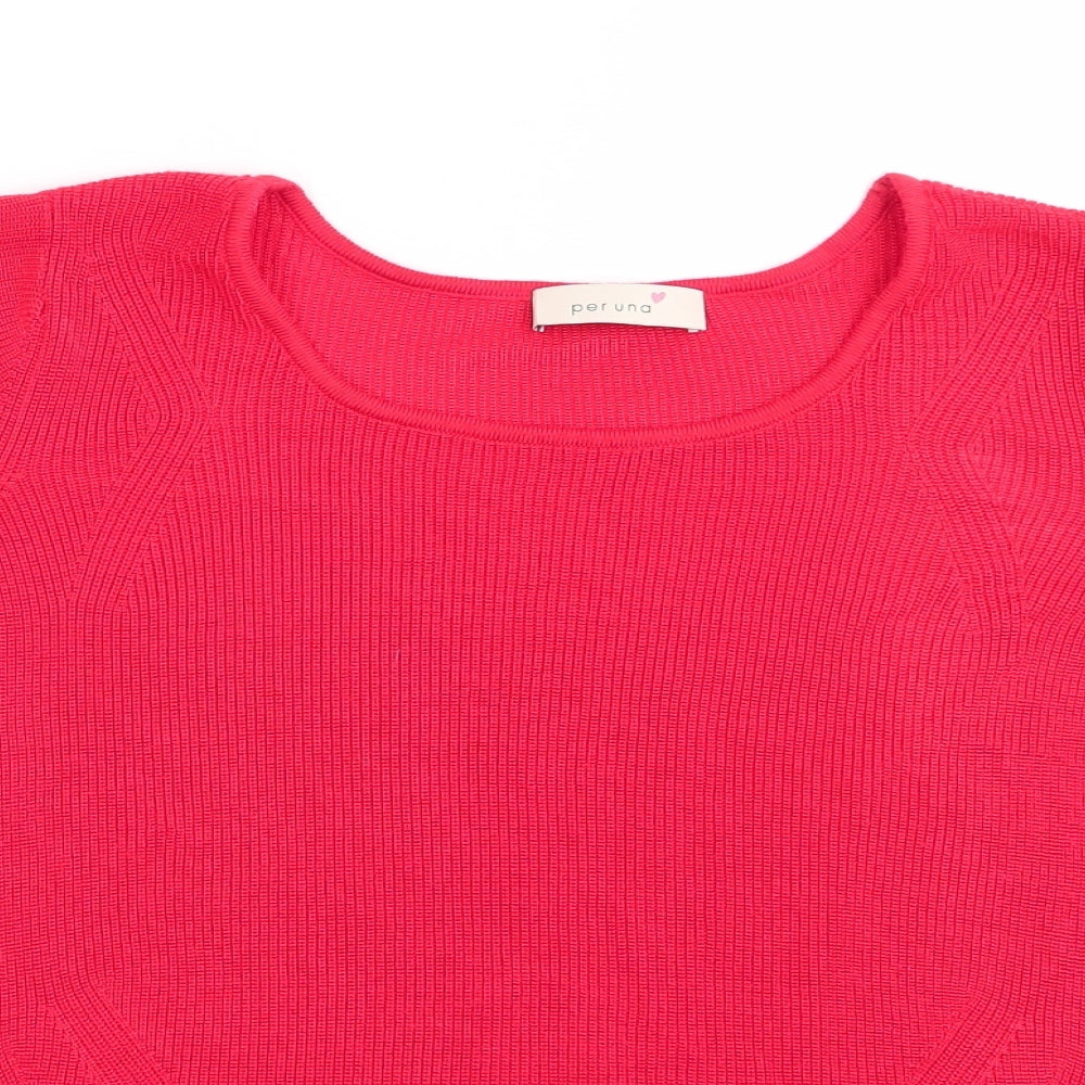 Womens UK Size  Per Una Orange Pullover Jumper