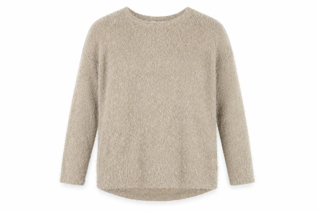Womens UK Size L Ravi Famous Brown Pullover Jumper