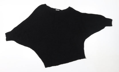 Womens UK Size XS Topshop Black Pullover Jumper