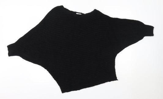 Womens UK Size XS Topshop Black Pullover Jumper