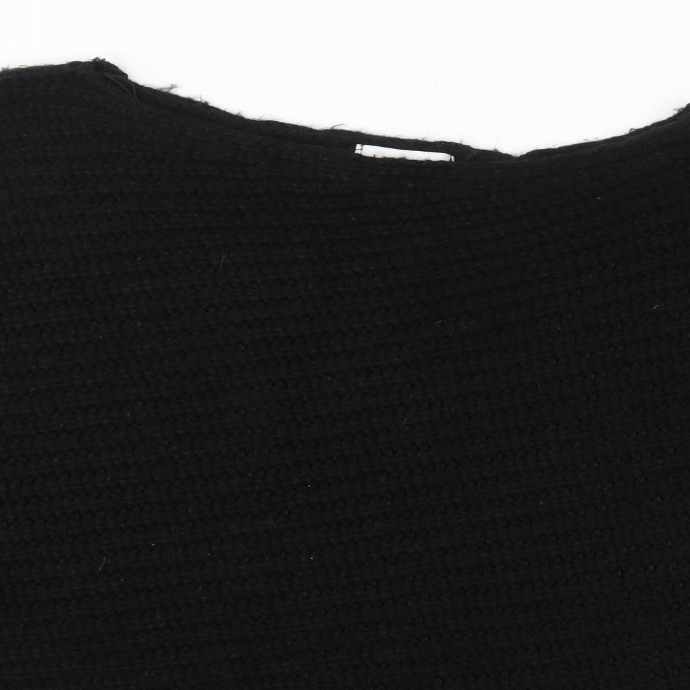 Womens UK Size XS Topshop Black Pullover Jumper