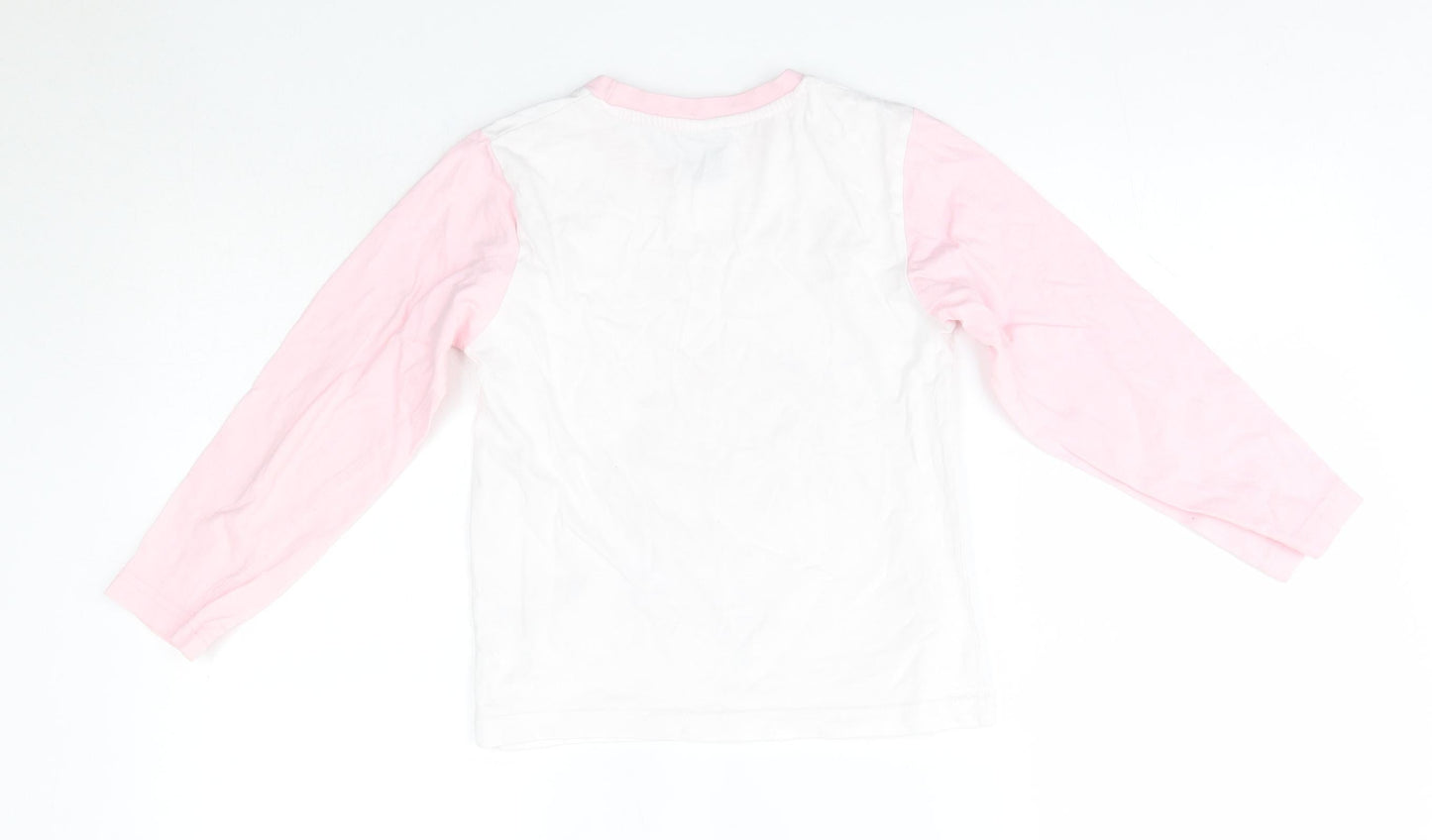 Sweet Dreams Girls Pink  100% Cotton Basic Casual Size 7-8 Years Round Neck  - Unicorn
