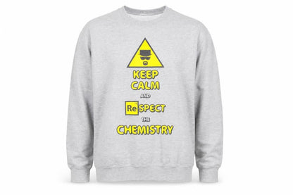 Mens UK Size M Awdis Grey Pullover Jumper